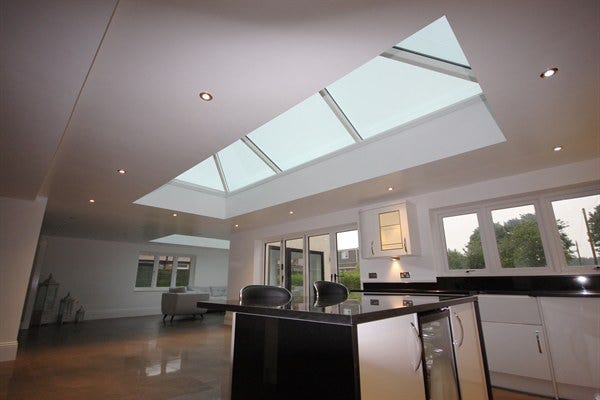 Korniche roof lantern installed on roof